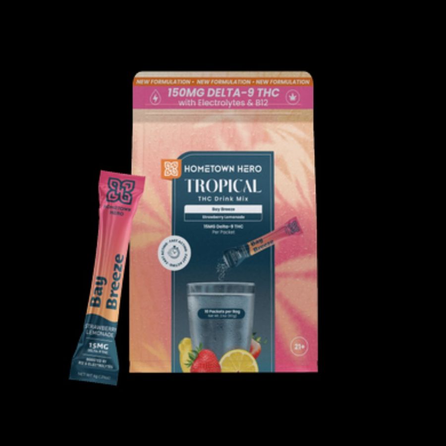 Tropical THC Drink Mix-15mg-Bay Breeze 2.1oz