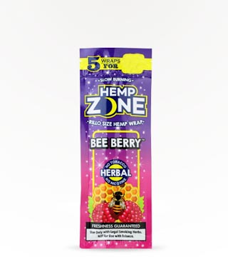 Hemp Zone Bee Berry Hemp Wraps 5 count