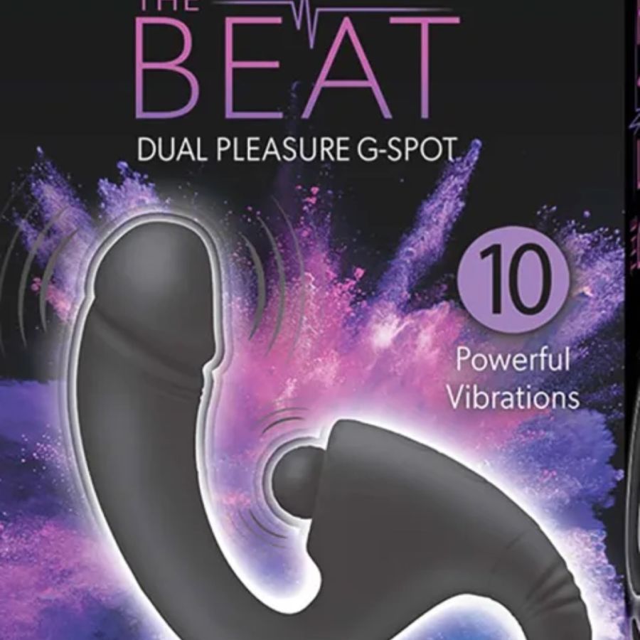Dual pleasure G-spot vibrator