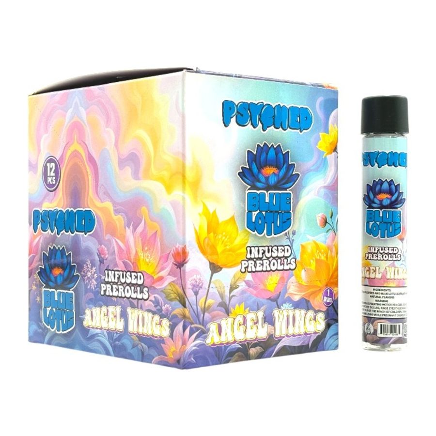 Blue Lotus: Infused Prerolls-Angel Wings 1g