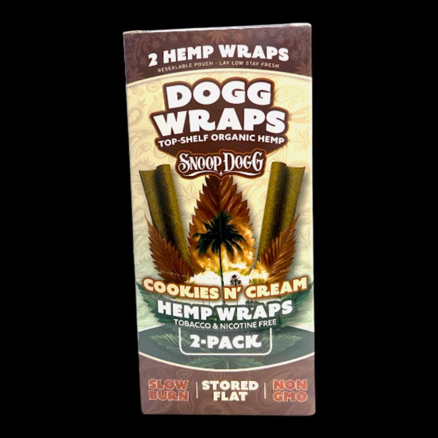 Dogg Wraps Top Shelf Organic Hemp Wraps Cookies N Cream 2ct