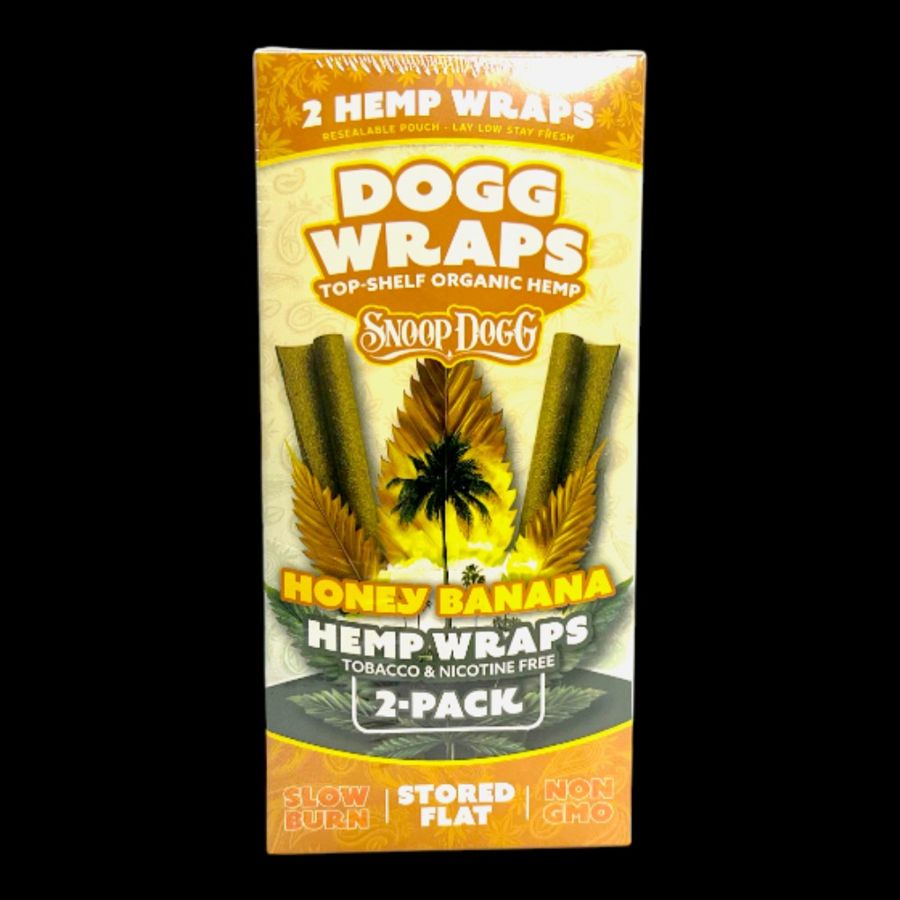 Dogg Wraps Top Shelf Organic Hemp Wraps Honey Banana 2ct