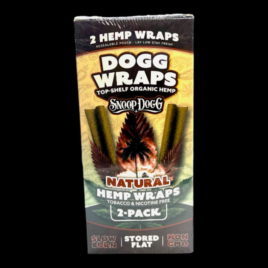 Dogg Wraps Top Shelf Organic Hemp Wraps Natural 2ct