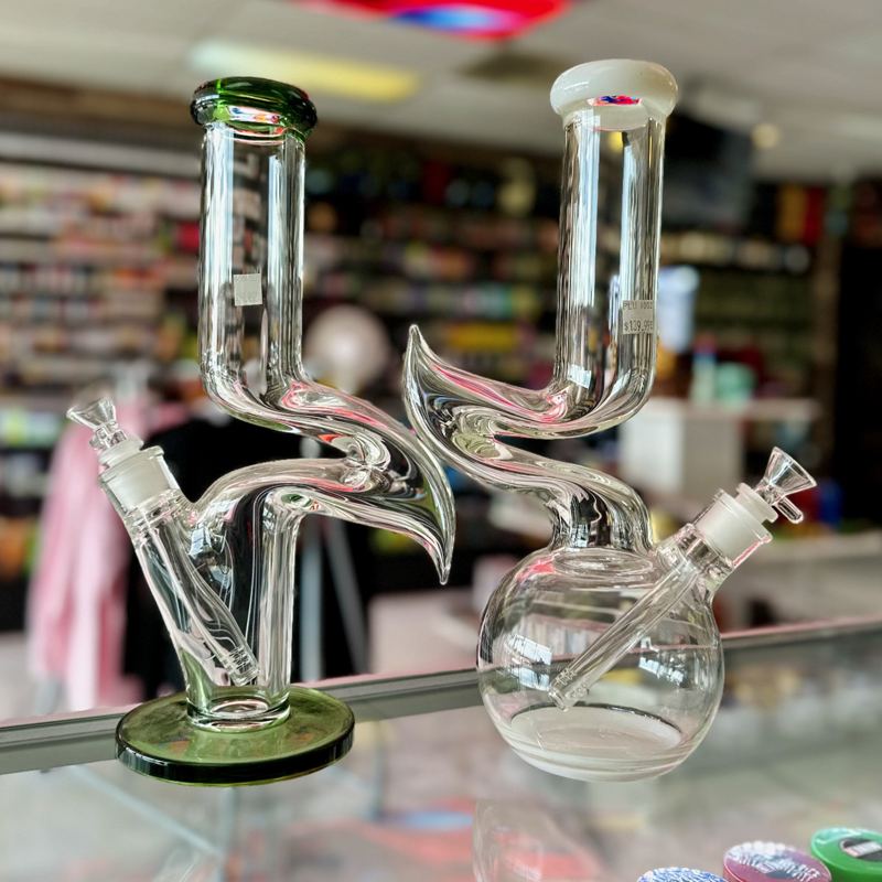 Glass, Pipes & Rigs display at Spark & Smoke, Wylie