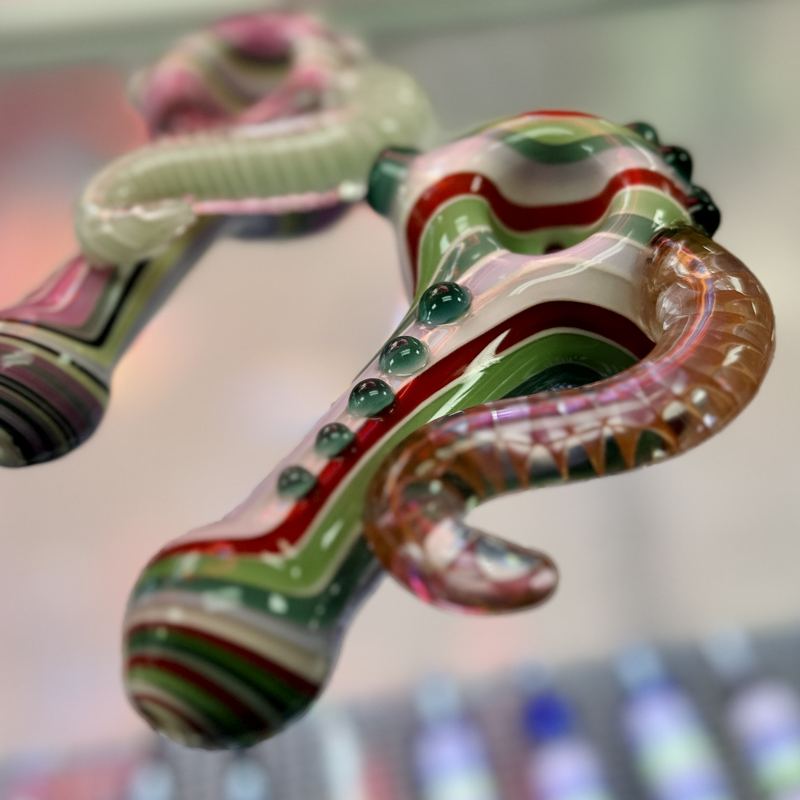 Glass, Pipes & Rigs display at Spark & Smoke, Wylie