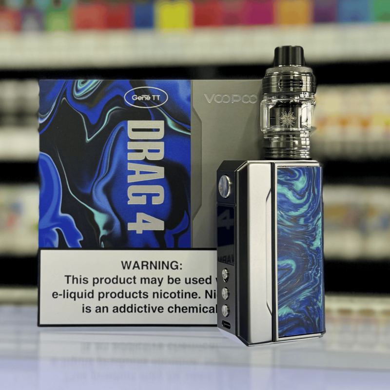 Vape Kits & E-Juice display at Spark & Smoke, Wylie